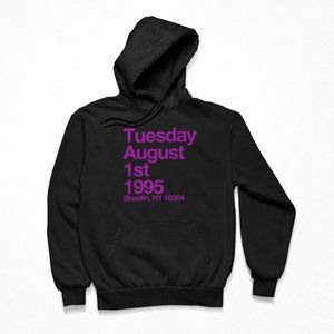 Purple Tape Sweatshirt, August 1, 1995